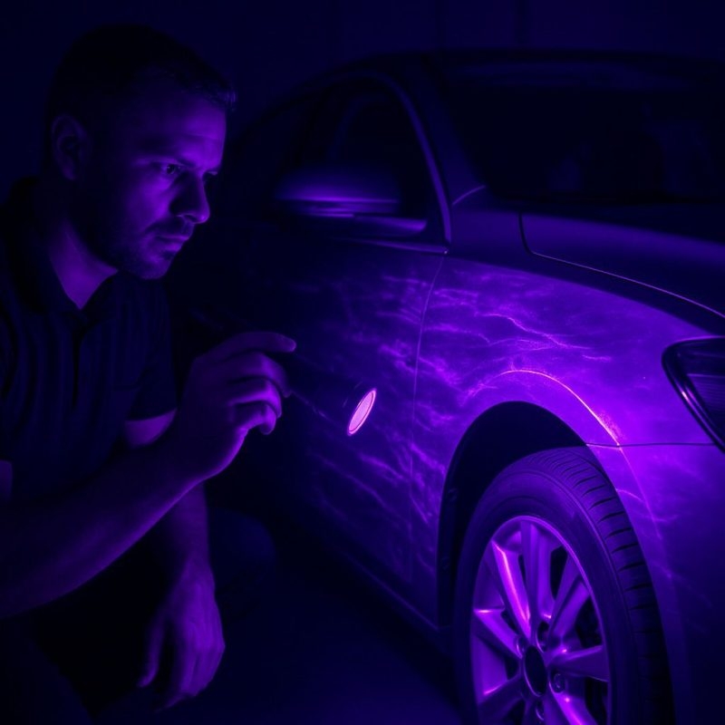 Mor Işık ile Boya Kontrolü